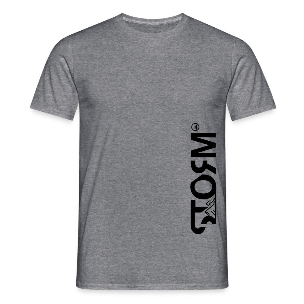 Storm - Angeln hinterlässt Spuren | T-Shirt - Graphit meliert