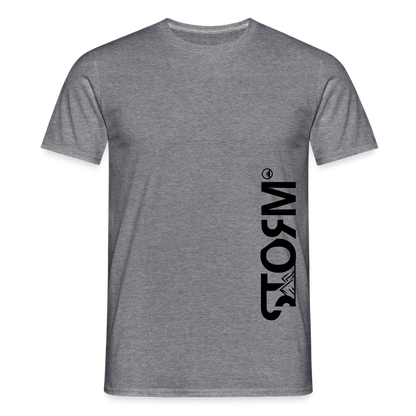 Storm - Angeln hinterlässt Spuren | T-Shirt - Graphit meliert