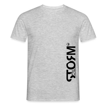 Storm - Angeln hinterlässt Spuren | T-Shirt - Grau meliert