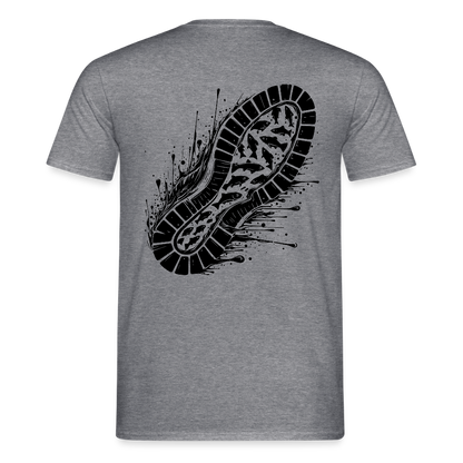 Storm - Angeln hinterlässt Spuren | T-Shirt - Graphit meliert